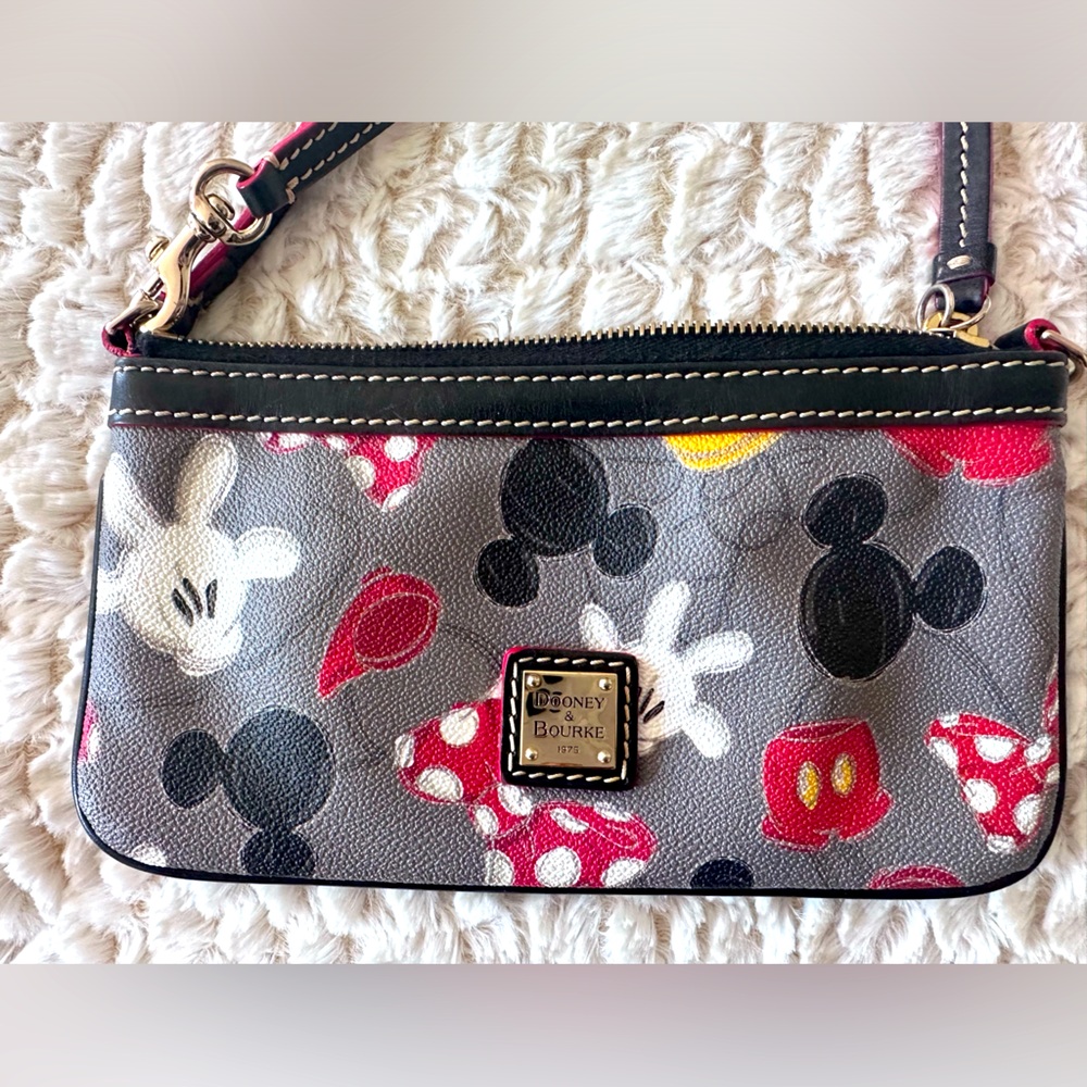 Dooney and Bourke Disney wristlet - Mickey Mouse body parts